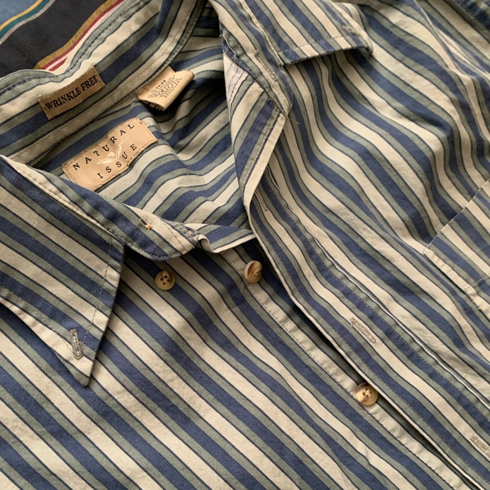 Stripped Natural Issue Button-up - Picture 3 of 9